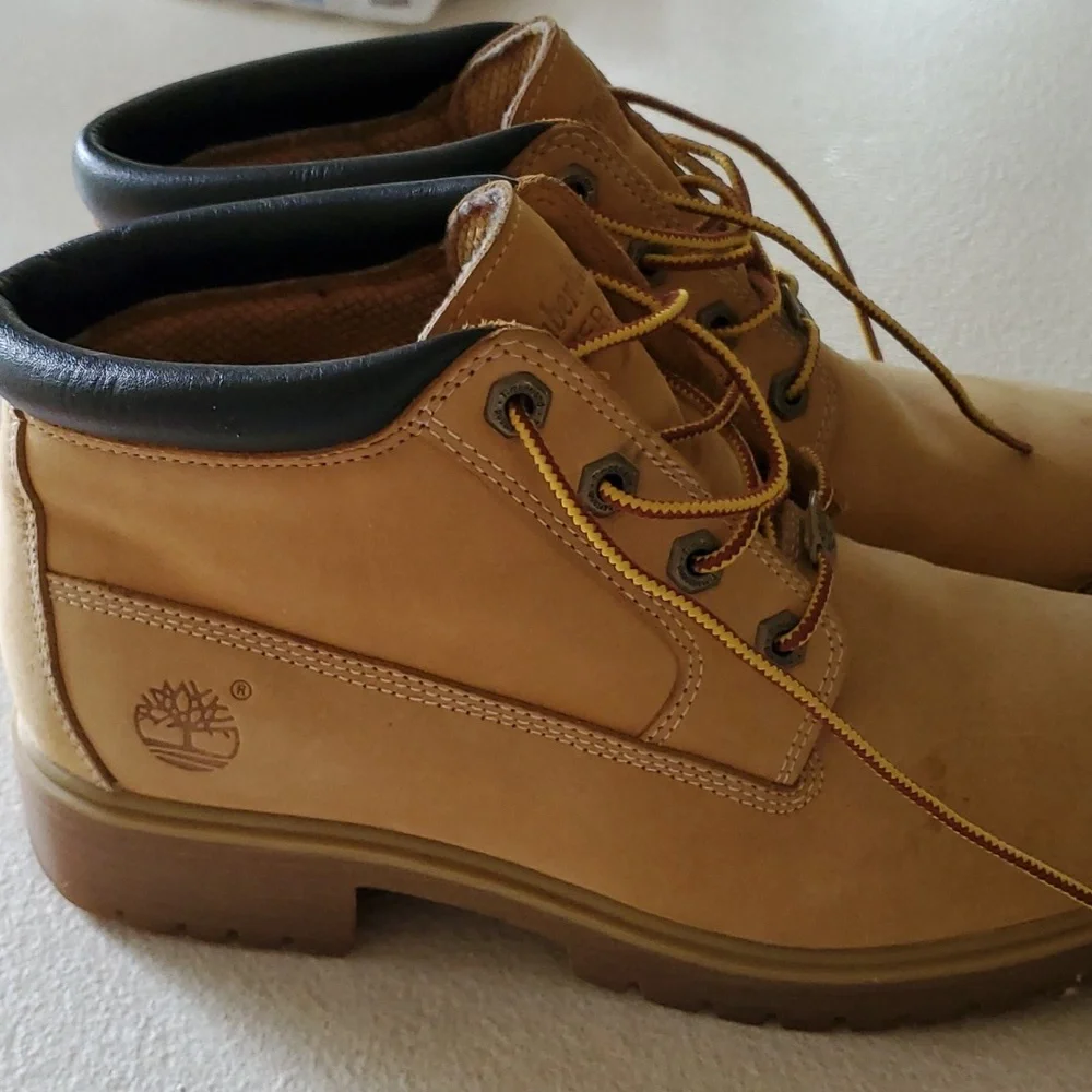 Timberland Wheat Tan Waterproof Lace-Up Boots